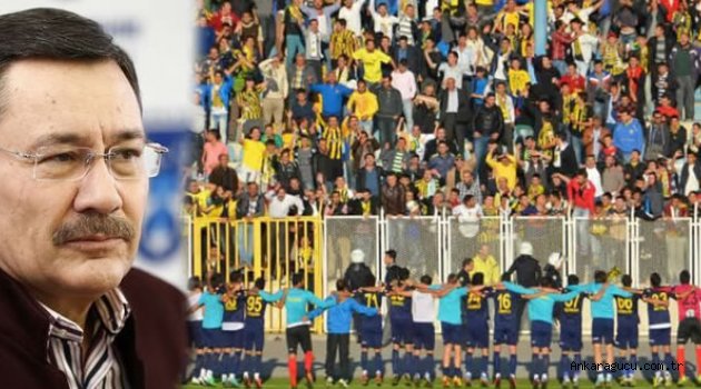 Ankaragücü taraftarından Melih Gökçek'e tepki