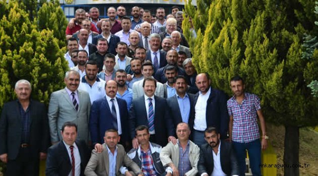 Sincan'lı esnaftan Ankaragücü'ne tebrik ziyareti